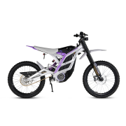 Cross elektryczny 79BIKE Falcon PRO OFF-ROAD - fioletowy - srebrna  rama