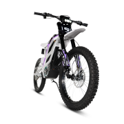 Cross elektryczny 79BIKE Falcon PRO OFF-ROAD - fioletowy - srebrna  rama
